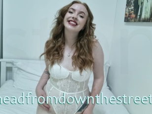 Thehotredheadfromdownthestreet